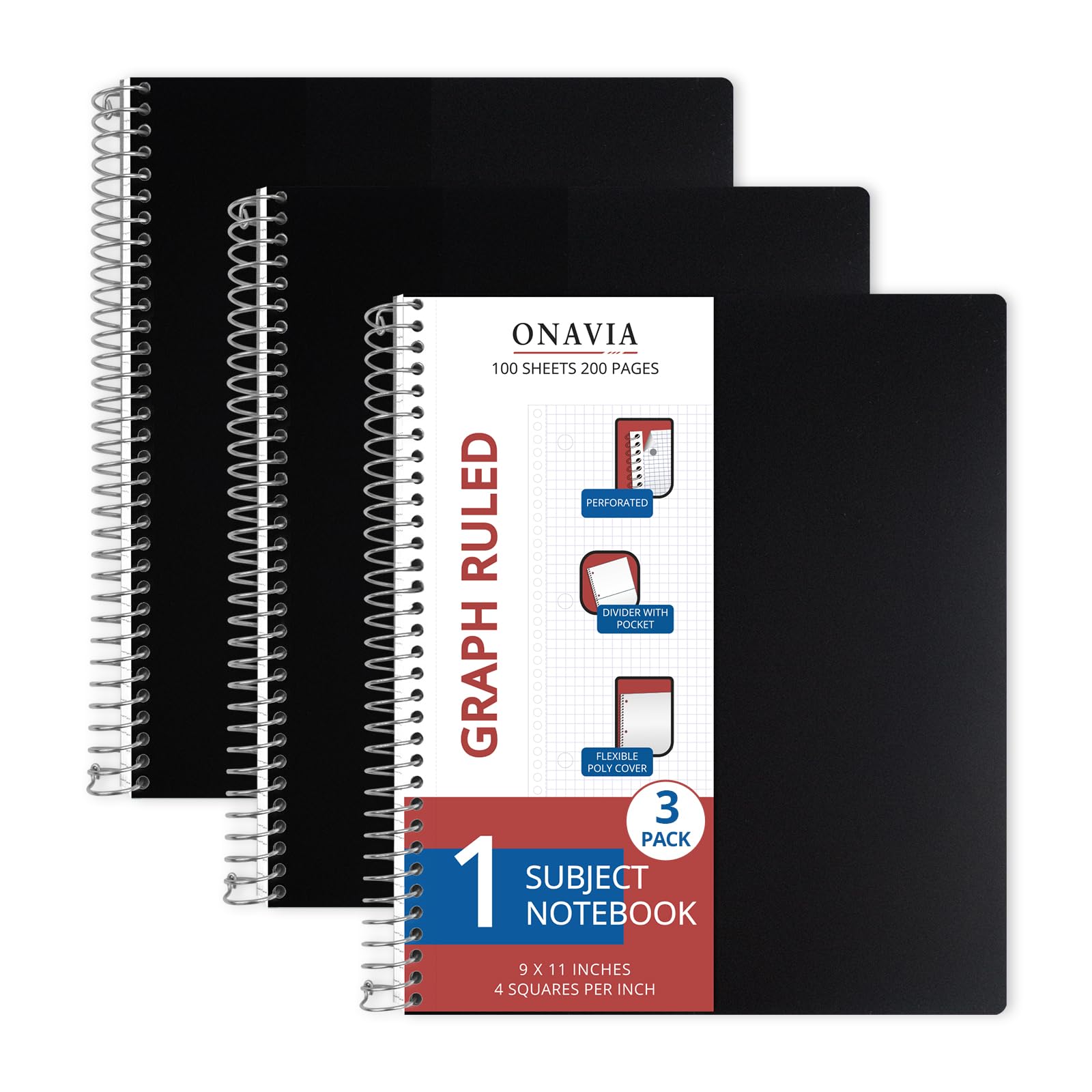 Cahier à spirale imperméable ONAVIA pour protéger vos notes de dessin - 8