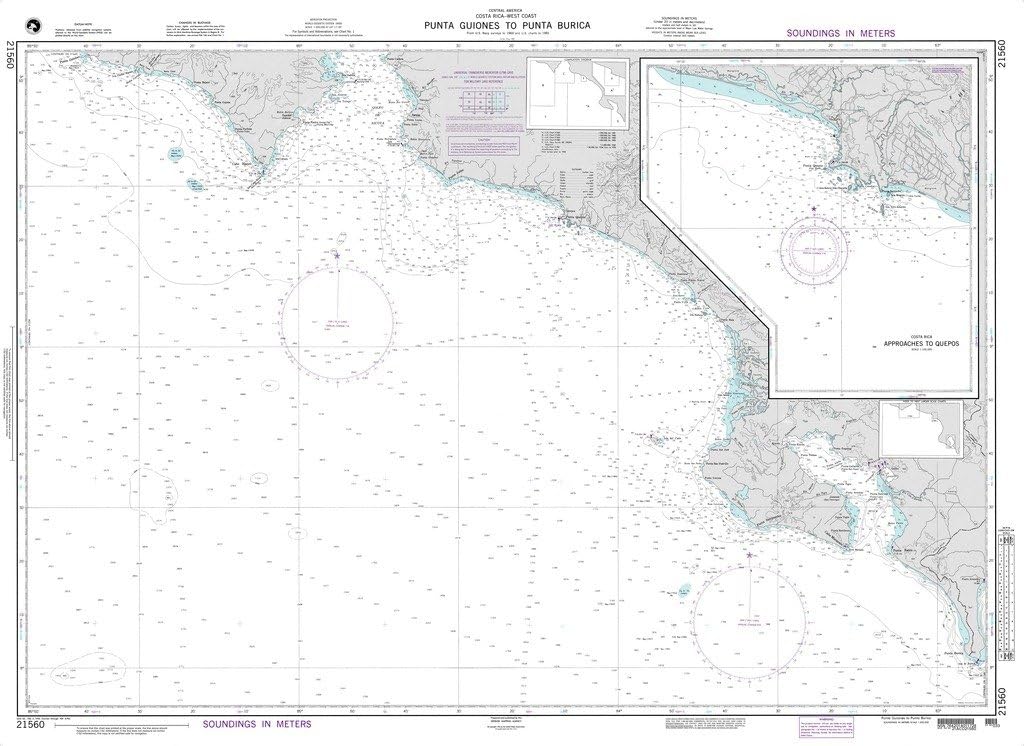 NGA Chart 21560: Punta Guiones to Punta Burica