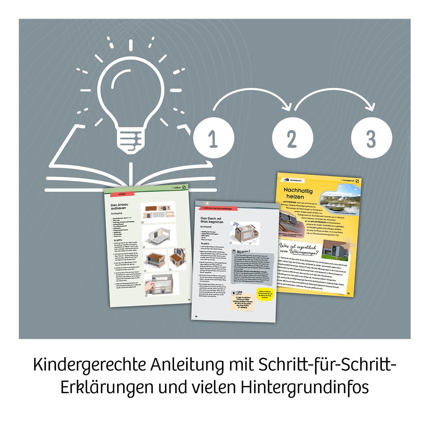 KOSMOS 621070 Eco-Haus - Energie clever nutzen - Dein großes Test-Modell, Experimentierkasten für Kinder ab 8 Jahre zu Themen Solar, regenerative Energien und Nachhaltigkeit