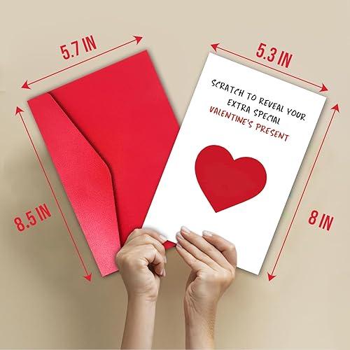 Miniatura 2 de TQDaiker Divertida tarjeta de San Valentín para marido, tarjeta de amor travieso para novio, bonita tarjeta de Vday para él prometido, regalo