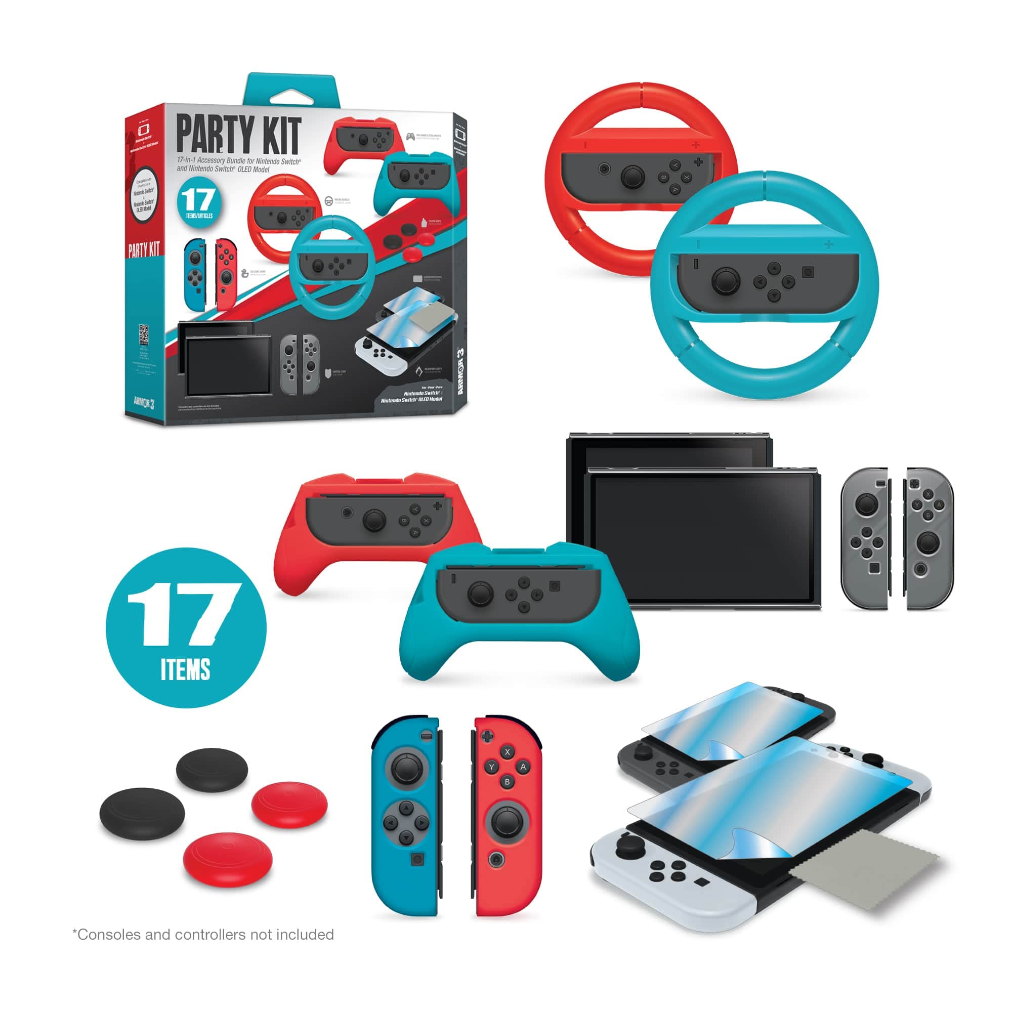 NSW accessory bundle kit 17 en 1 avec housse de transport - 8