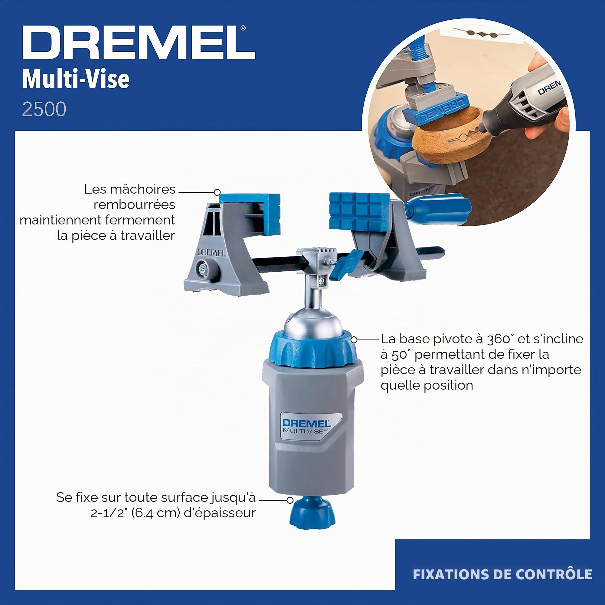 Dremel 2500-01 Outil rotatif multi-étau