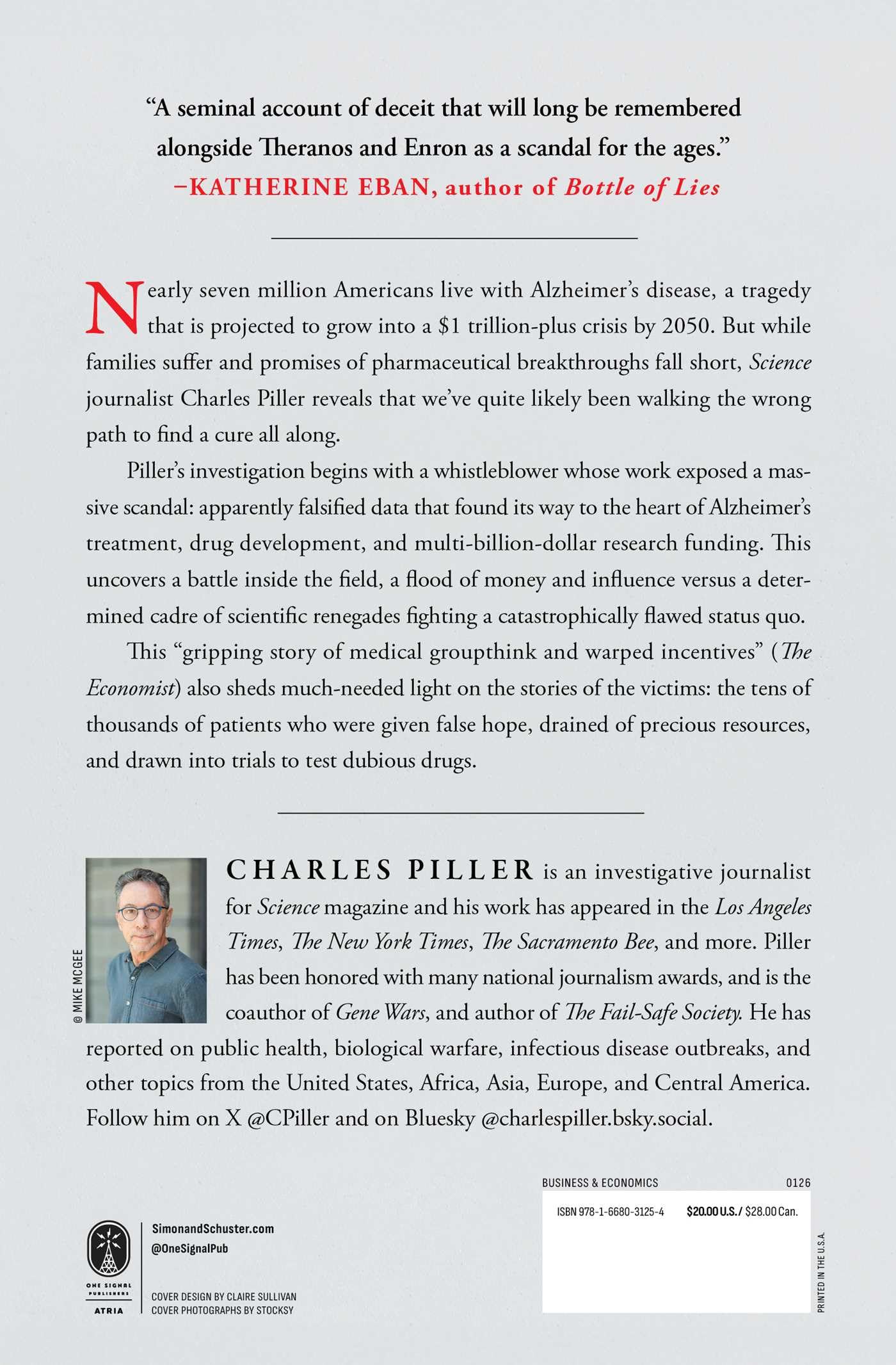 Doctored: Fraud, Arrogance, and Tragedy in the Quest to Cure Alzheimer's