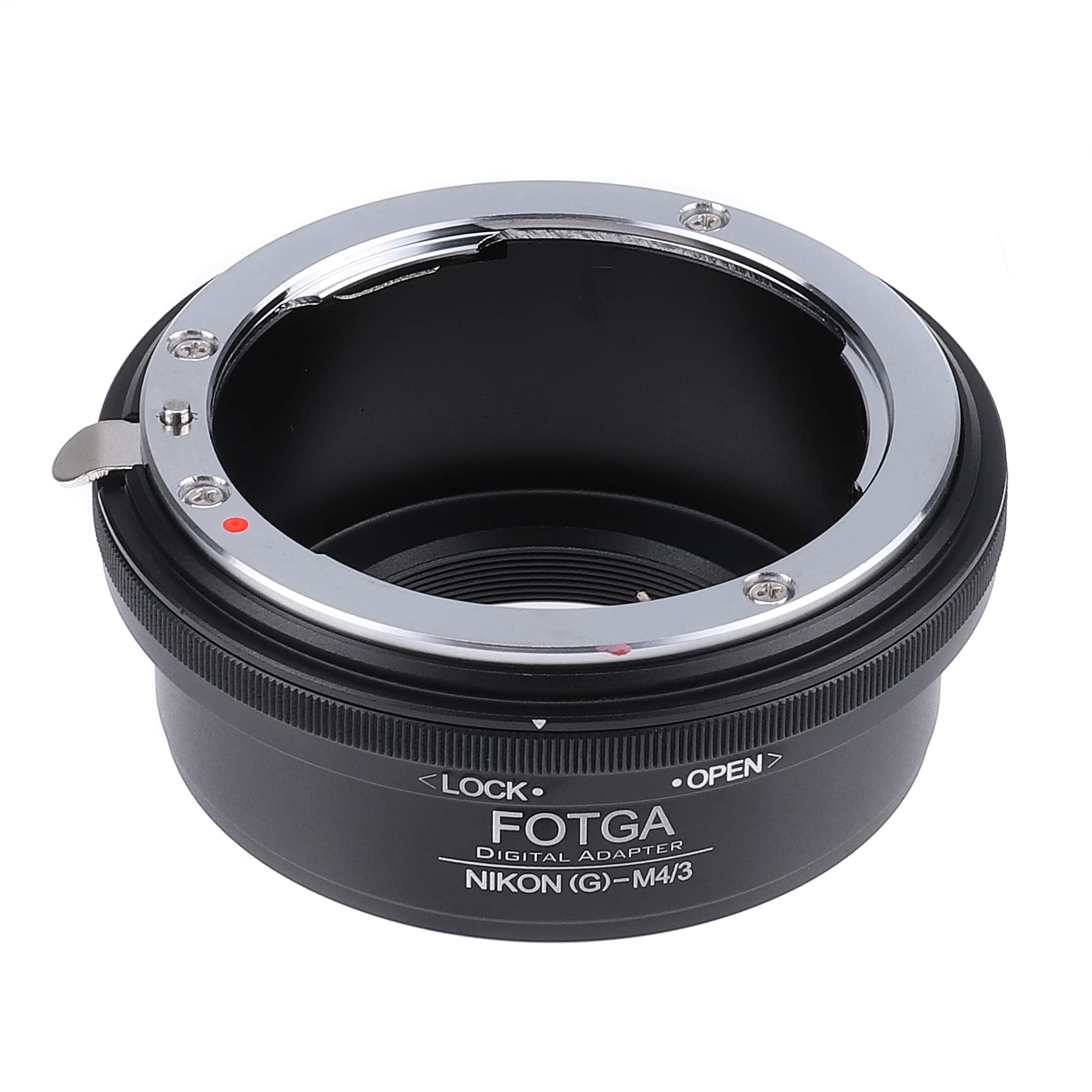 Hersmay Anello adattatore per obiettivo Nikon G F AI AIS su Micro Four Third MFT M4/3 Mount Camera per Panasonic G3 G10 GF1 GF2 GF3 GH2 GH4 GH5S per Olympus E-P3 E-PL1 E-PL2 Pen E-M5 Mark II E-M10