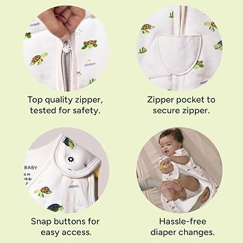 1.5 TOG Sleep Sack for Babies Organic Cotton