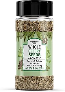 Unpretentious Whole Celery Seed, 3.5 oz, Sauces & Dry Rubs, Brine Seasoning, Aromatic
