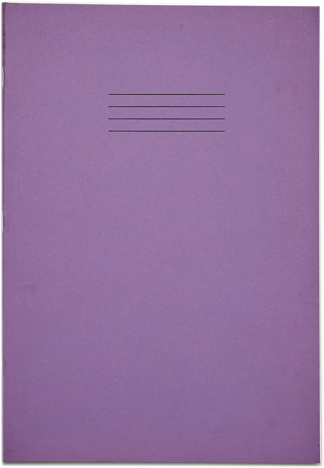 Rhino A4 Special Exercise Book 48 Page Ruled Wide 12mm Feint Lines And Margin F12m Light Blue With Tinted Cream Paper Pack 10 Ex681111cv 2 - View #6