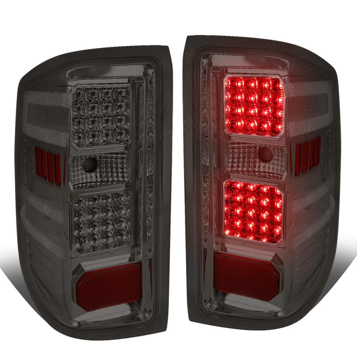 Cosas Gratis Luces Traseras LED 3D Secuenciales Para Chevrolet Silverado 1500 2015-2019 Y 2500/3500HD 2014-2018 - DTMOTO S24 Ultra 512