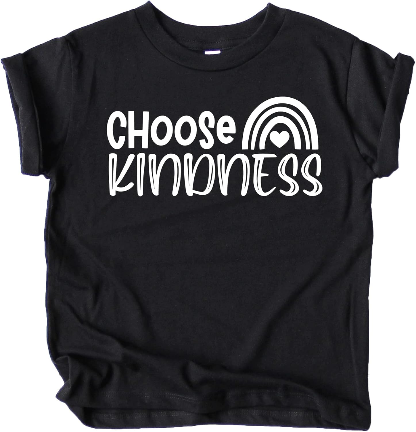 Choose Kindness Rainbow Heart Shirt for Baby & Toddler Youth Girls