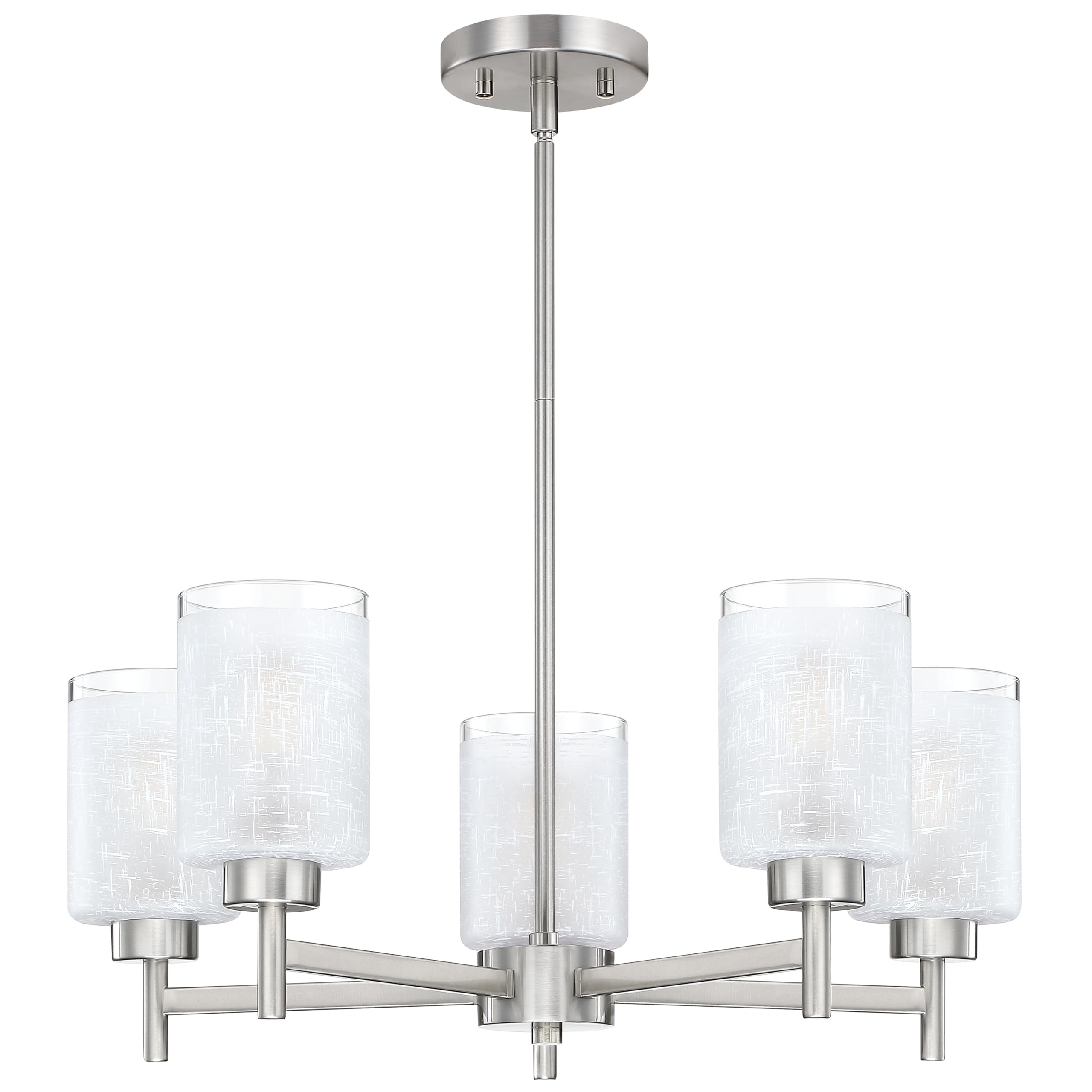 Kitchen Island Chandelier - 5 Light Brushed Nickel -7 Kitchen Island Chandelier - 5 Light Brushed Nickel -7