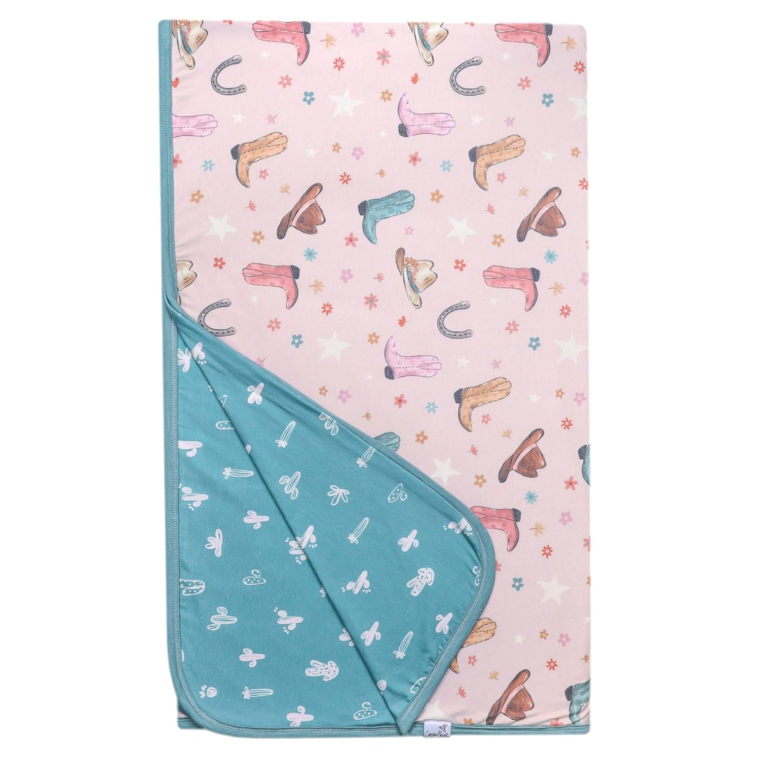 Copper Pearl Jumbo Premium Knit 3 Layer Stretchy Throw Blanket Cheyenne