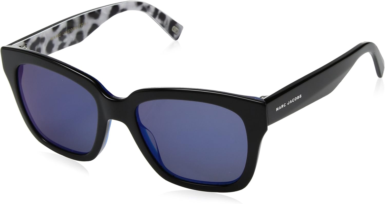 Marc Jacobs Women's MARC229/S Square Sunglasses, BKBLGLTCR, 52 mm