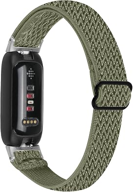 Watch Bands Compatible with Fitbit inspire 3 for Women Men, Adjustable Elastic Stretchy Nylon Replacement Bands Straps Wristbands Bracelet Accessory Band for Fitbit inspire 3 Tracker