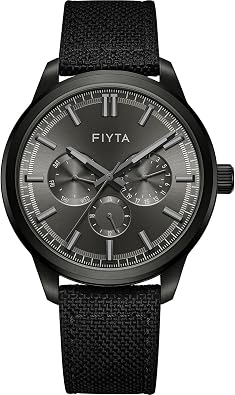 FIYTA Mens Quartz Watch Gold Watch Stainless Steel Strap