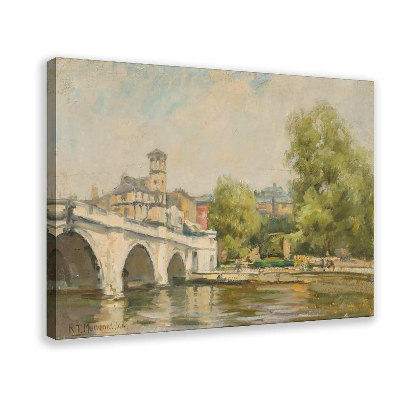 ANFOTCM Robert Thomas Mumford plakaty na płótnie, sztuka ścienna, sypialnia, biuro, pokój, dekoracja, prezent, 50 x 75 cm