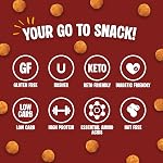 Twin Peaks Low Carb, Keto Friendly Protein Puffs, Mesquite Barbecue (300g, 21g Protein, 2g Carbs, 120 Cals)