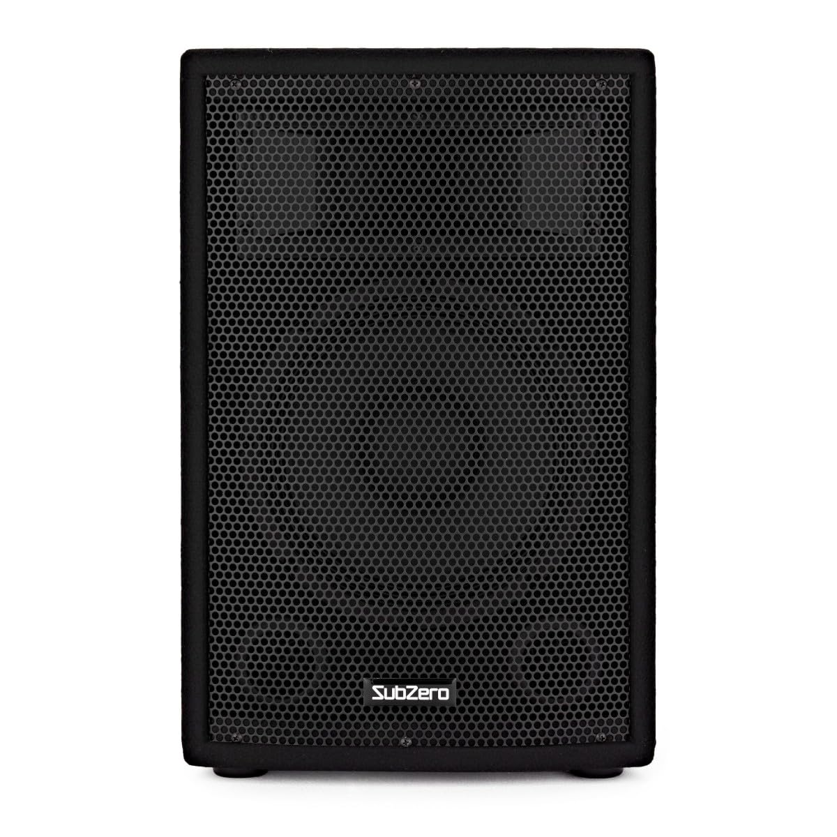 SubZero C10A Aktives PA-System mit Mikrofonen, Stativen und Mischpult | 10-Zoll-Aktives-PA-System mit Mikrofonen, Kabeln, Stativen und Mixer, Acht Leistungsstarke Kanäle, 2-Band-EQ