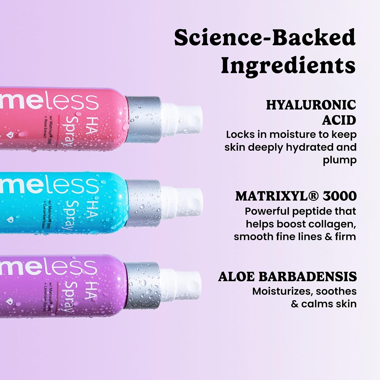 Timeless Skin Care - Mini Hydrating Peptide Spray Fall Set