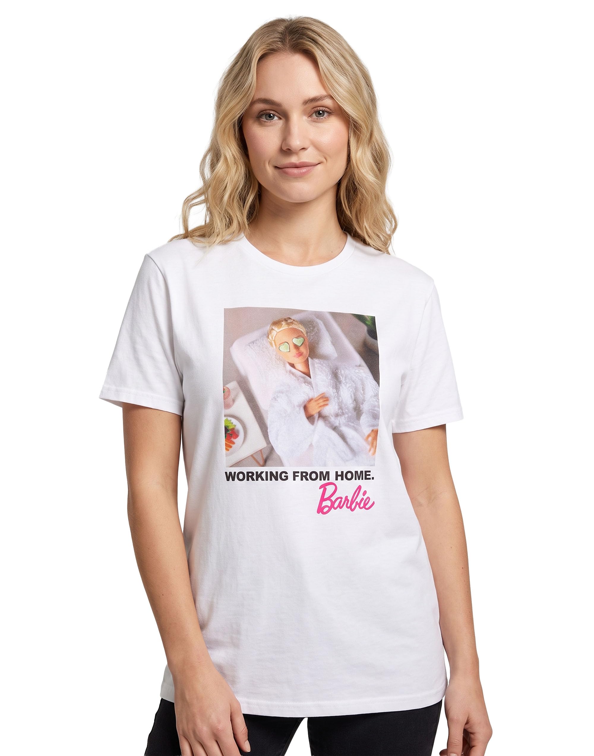 Barbie Women's White Short Sleeved T-Shirt | | Official Merch Small