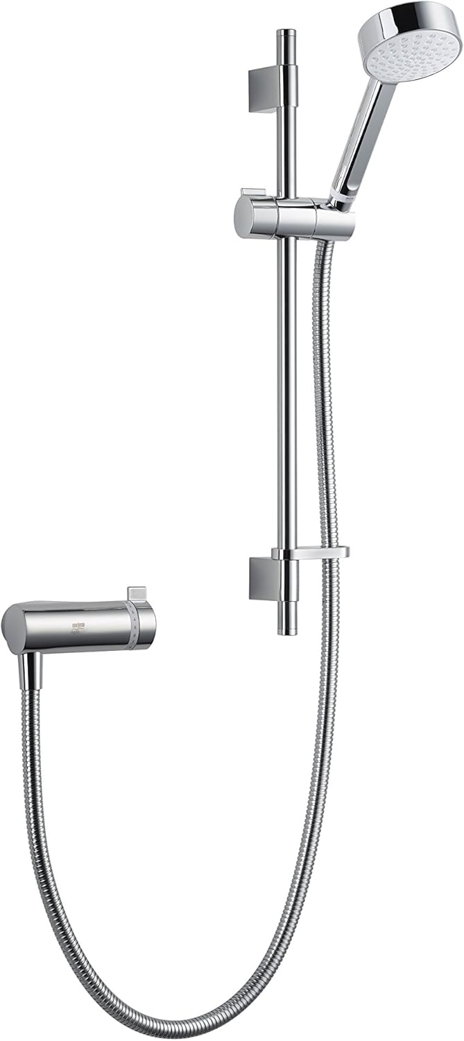 Mira Agile S Plated Exposed Valve Thermostatic Mixer Shower Chrome 1.