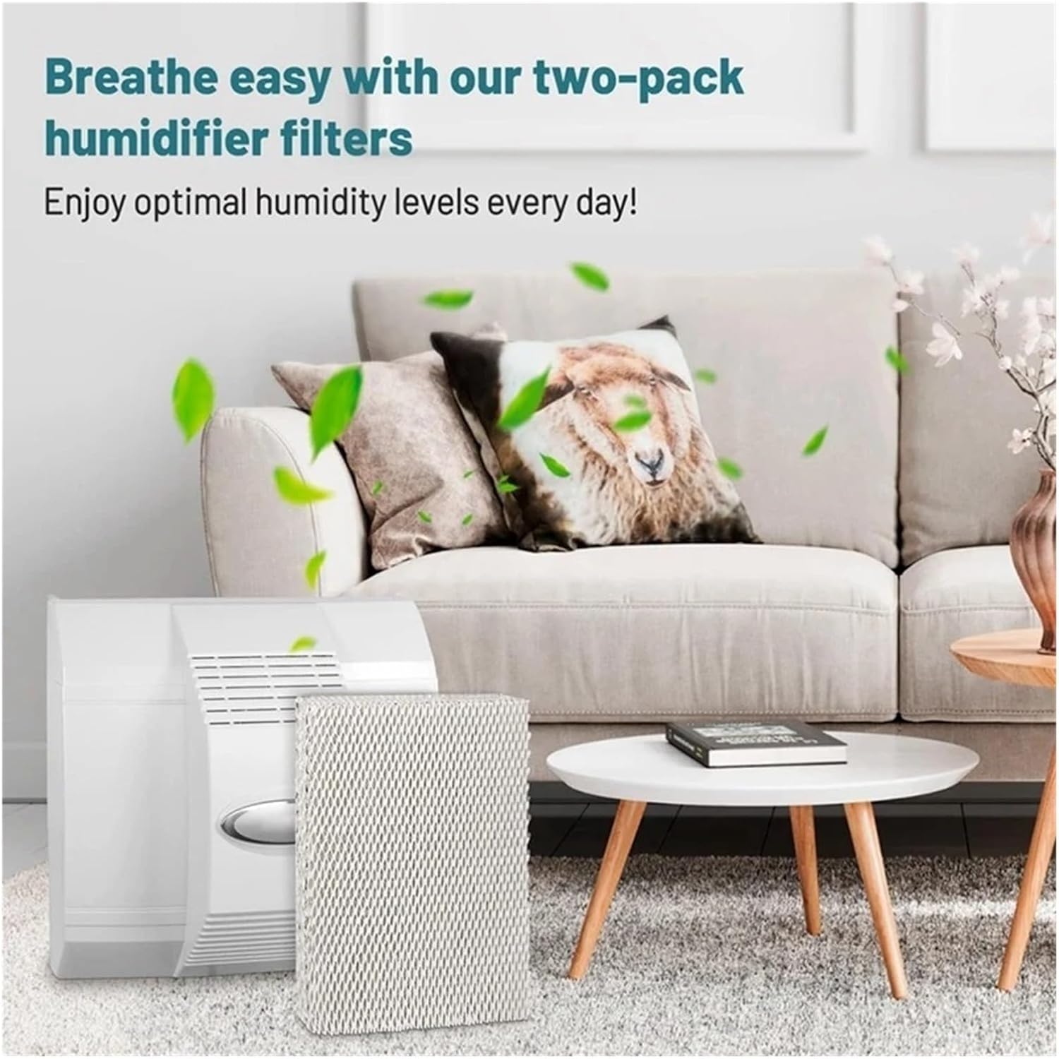 Humidifier Filter Waterpad A35,Compatible For Aprilaire,350,560,600,35 Water Panel Replace,Compatible For Honeywell,HC26P Humidifiers 2Pcs,Parts