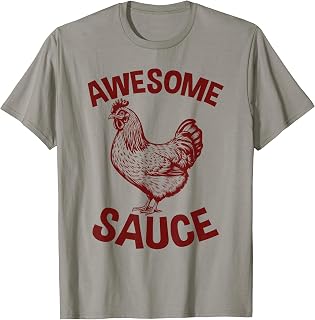 Awesome Sauces Rooster Sriracha Apparel Hot T-Shirt