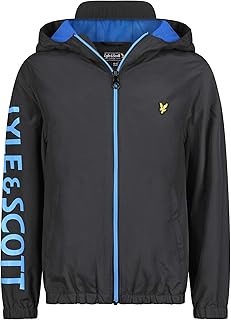 lyle and scott vintage mens micro fleece lined jacket deep sea blue