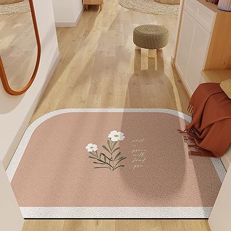 Amazon マット シンプル 玄関マット 屋外 室内 泥落とし かわいい レタリング マット ドアマット カラー エントランス 洗える 室外マット 勝手口 カフェ 吸水マット 滑り止めマット 幼稚園 保育園 業務用 家庭用 幅45 長さ75cm 円角 1 玄関マット オンライン通販
