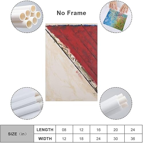 Vista 10 de JIANPIN Kenneth Noland Montes Coloreados 8531 Canvas Printing Famous Paintings, Wall Art Wall Art Picture Painting Poster Canvas Print Posters