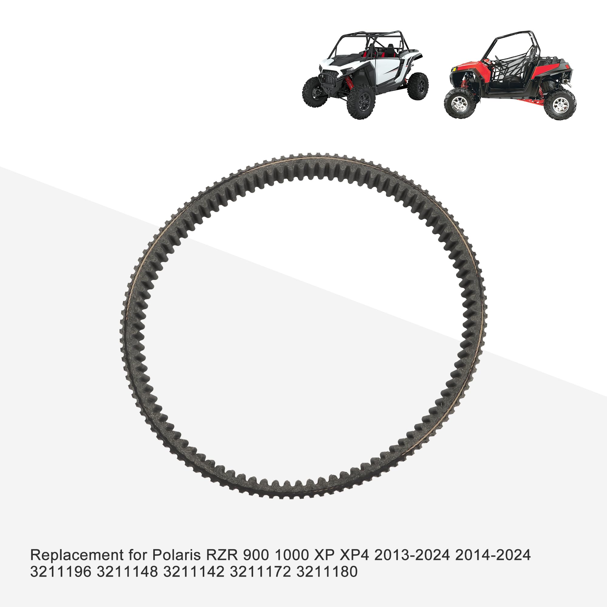 GOOFIT Correa de Transmisión Resistente Reemplazo para Polaris RZR 900 1000 XP XP4 2013-2024 2014-2024 3211196 3211148 3211142 3211172 3211180