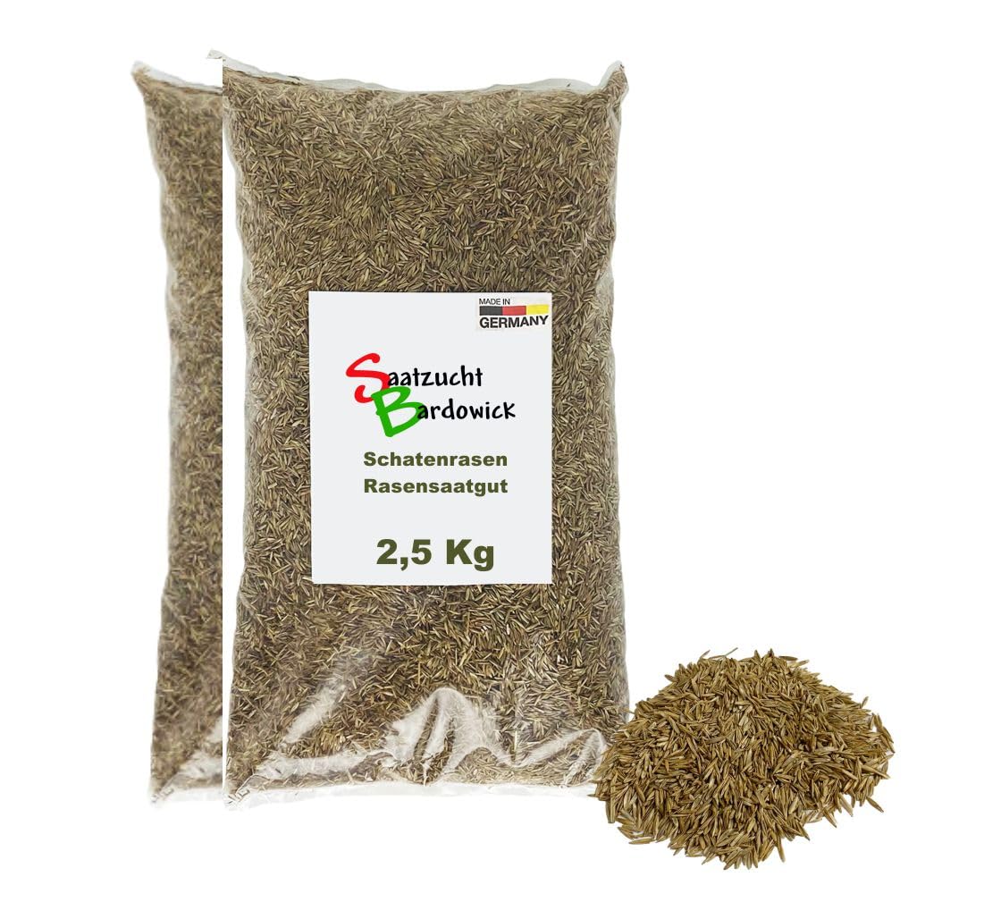 1-30 Kg Rasen Schattenrasen Grassamen Rasensamen Rasensaat Gras - Qualität zum Fairen Preis ! (5 kg)