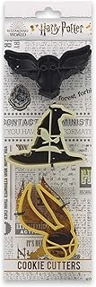 Harry Potter Cookie Cutter Set for Kitchen - Featuring Hedwig, the Sorting Hat and the Golden Snitch Cookie Cutters