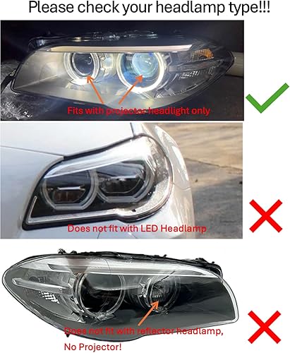 Vista 21 de SOCAL-LED LIGHTING 63117398766 Luz de circulación diurna DRL Faro Insertar módulo de diodo LED Unidad de control para BMW 2012-2016 Serie 3 F30 F31