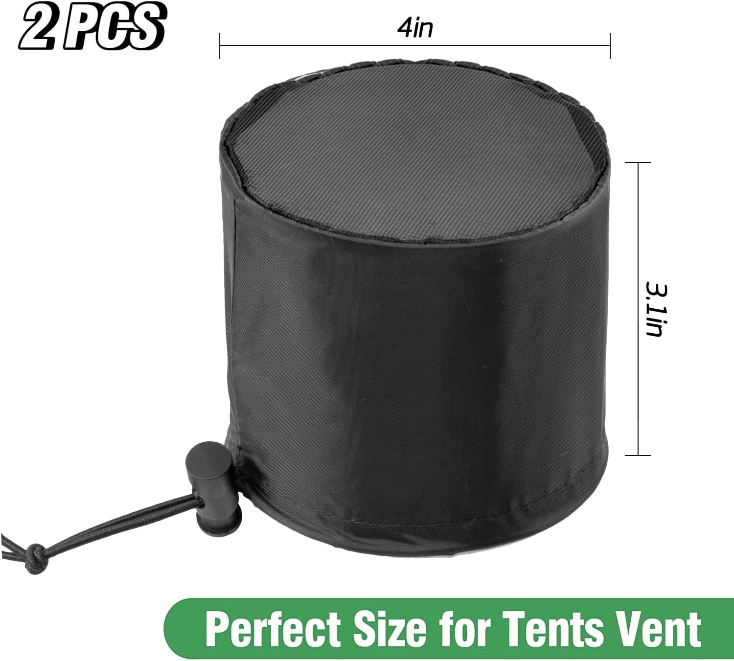 Biggun 2 Pcs Grow Tents Vent Cover, Easy to Install