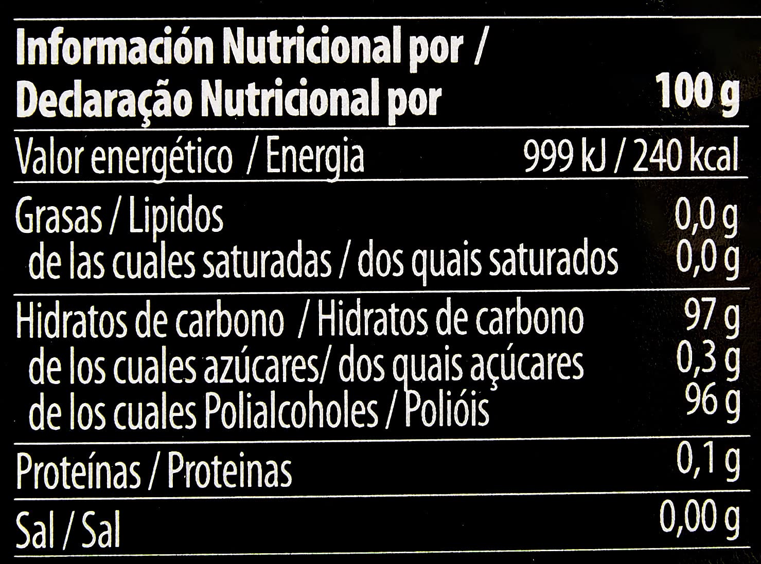 Mentolín Regaliz Caramelo Balsámico sin Azúcar - 1000 gr