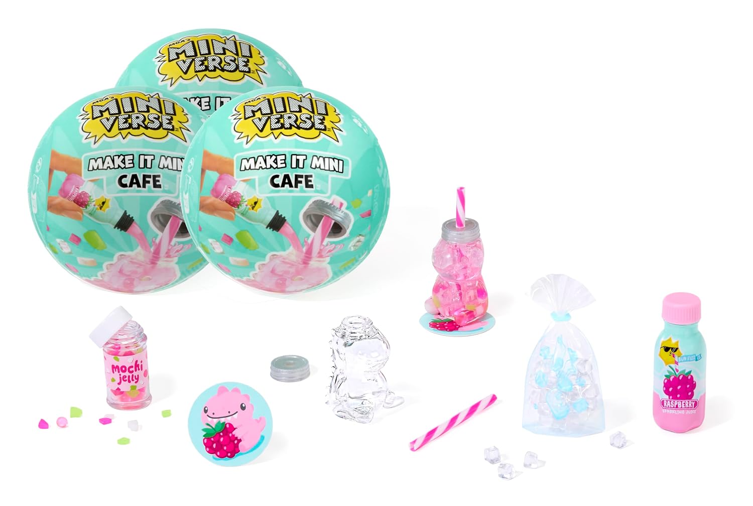 MGA's Miniverse Make It Mini Cafe Series 6 (3 Pack) Latest Wave, Mini Collectibles - Blind Packaging, Resin Play, Replica Food, NotT Edible, Collectors, 8+