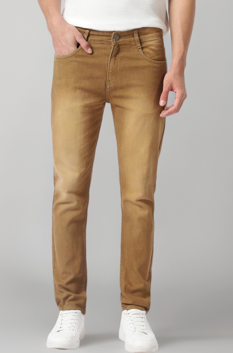 Urbano Fashion Men's Slim Fit Mid Rise Denim Jeans Stretchable