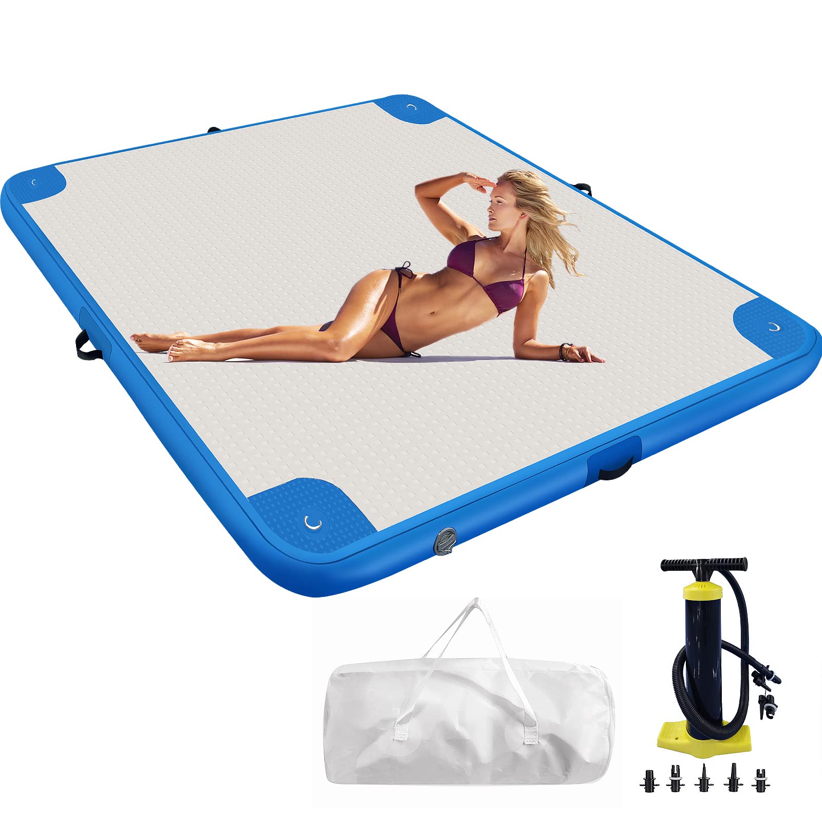 Buy Inflatable Lake Float for Adults, MultiPerson Inflatable Swim Deck