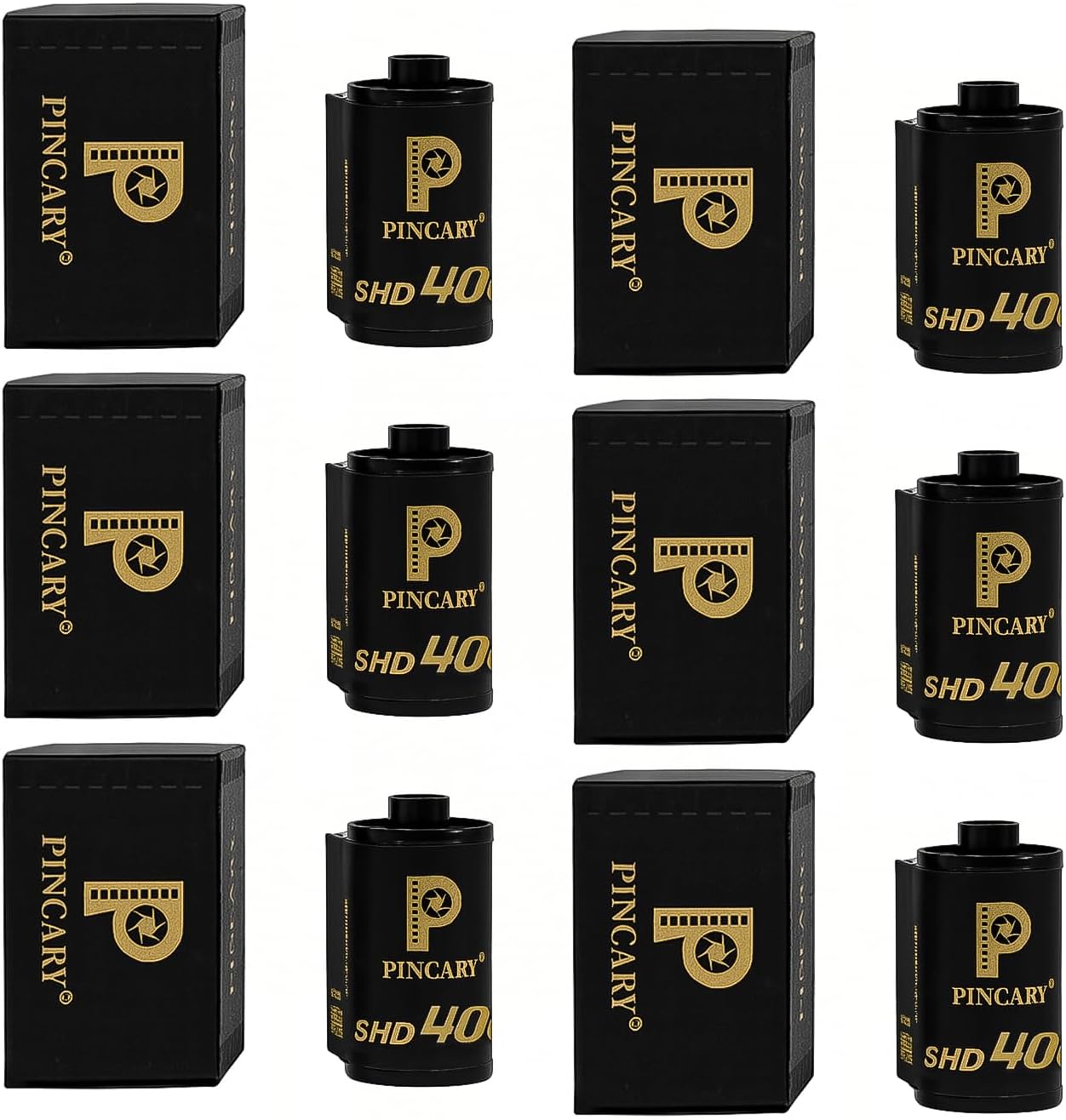 ISO 400 SHD400 Black and White with Film 35mm, Black and White Film 35mm Flow for Campus Projects, Scan Friendly and for Portraits, DX 24x36mm, 36EXP - 6 Pack