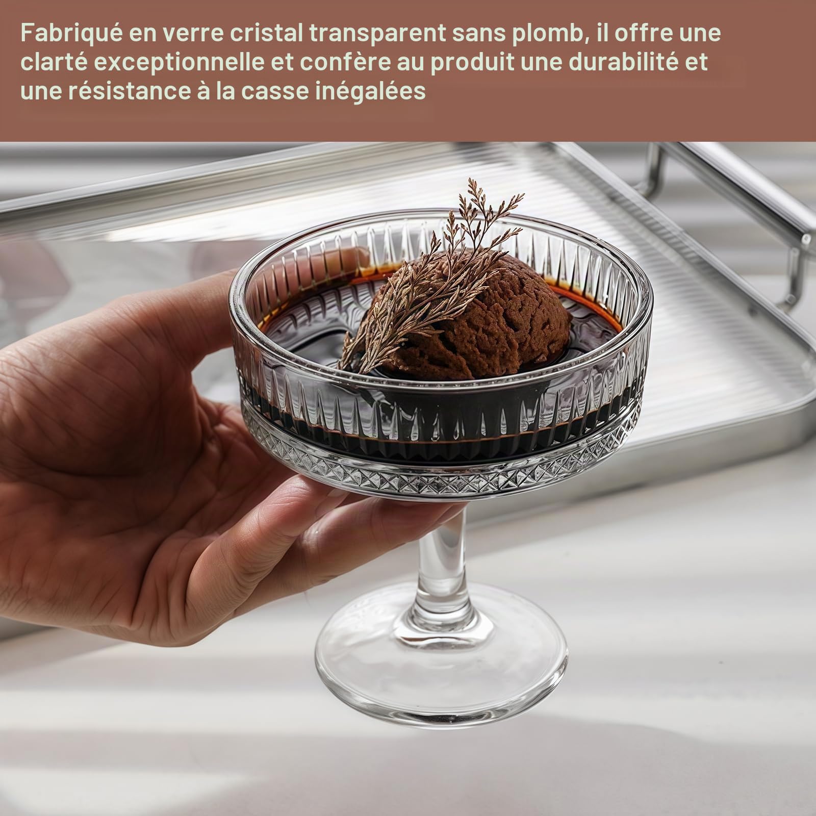 Lot de 4 verres à champagne côtelés de 101 à 200 ml, verres à cocktail en verre, verres à expresso martini, pour occasions festives et soirées de fête, verres à vin rouge en cristal et verres à vin
