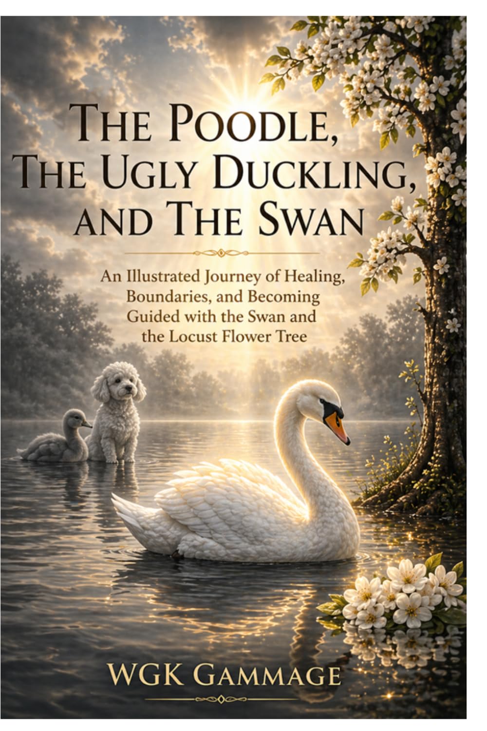 The Poodle, The Ugly Duckling, and The Swan: An Illustrated Journey of Healing, Boundaries, and Becoming Guided with the Swan and the Locust Flower Tree