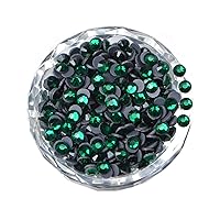 Vista 31 de LPBeads 6400 piezas de pedrería termoadhesiva peridoto con base plana, 5 tamaños mixtos, gemas de cristal redondas de vidrio con pinzas y lápiz