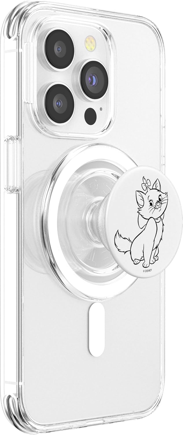 Disney The Aristocats Marie Outline PopSockets MagSafe PopGrip for iPhone