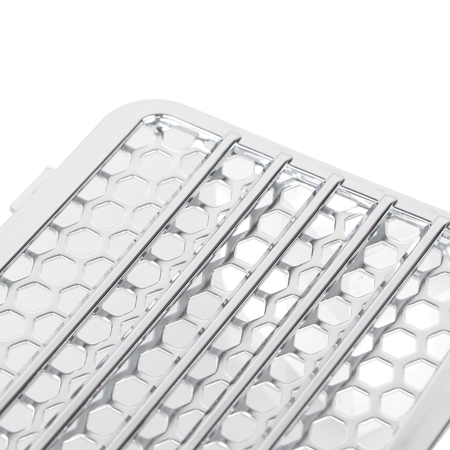 Moto Grilles de radiateur chromées Cache carénage inférieur Compatible Avec Harley Ultra Limited FLHTK 2014-2023 Road Glide Ultra FLTRU 2016-2023 Tri Glide Ultra FLHTCUTG 2014-2019.