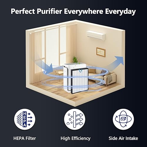 Miniatura 4 de Vital 200S - Filtro de repuesto para purificador de aire LEVOIT Vital 200S, filtro de carbón activado H13 True HEPA 3 en 1, en comparación con el