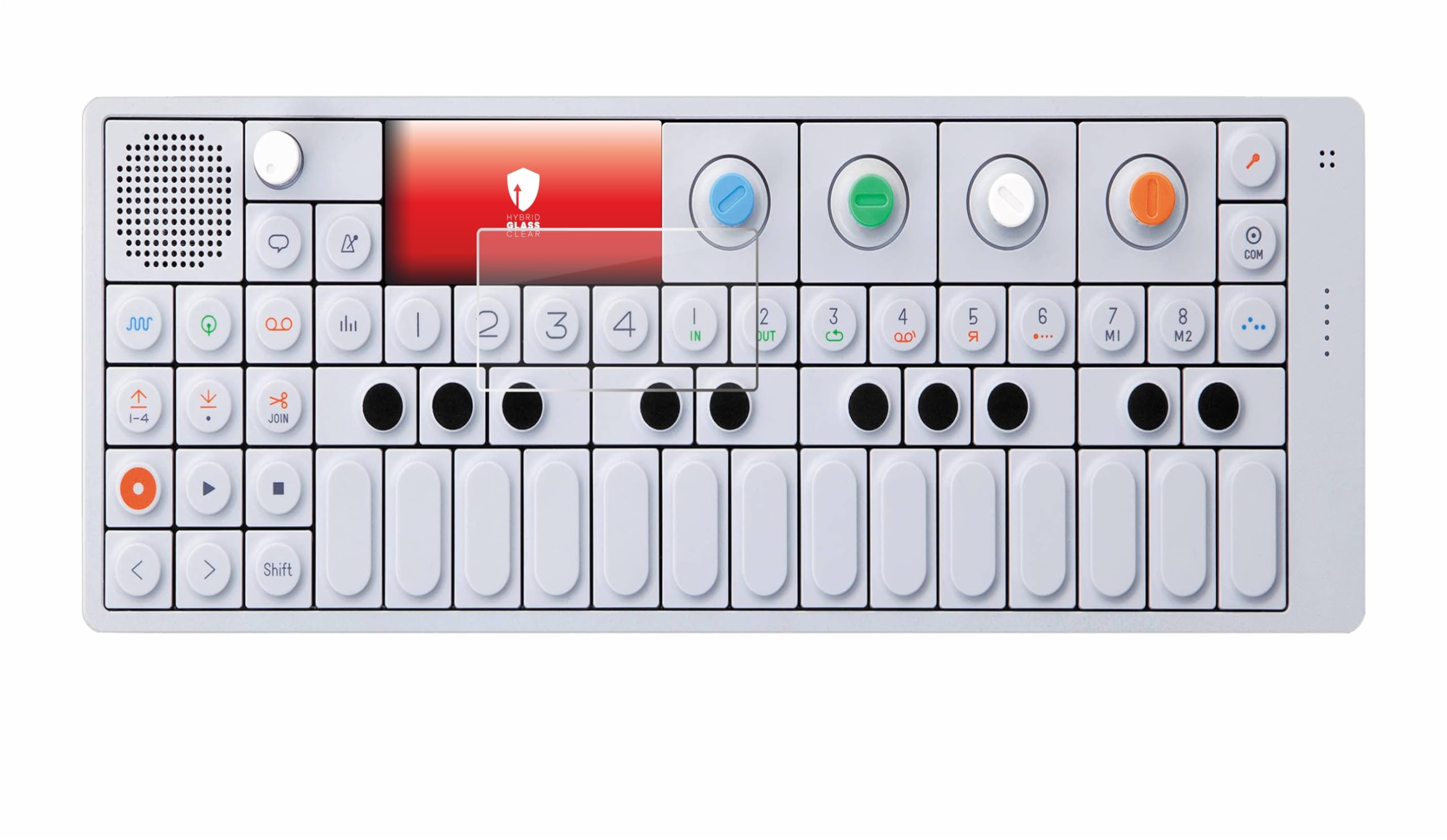 upscreen Screen Protector Film compatible with Teenage Engineering OP-1 Sampler & Controller - 9H Glass Protection, Extreme Scratch Resistant