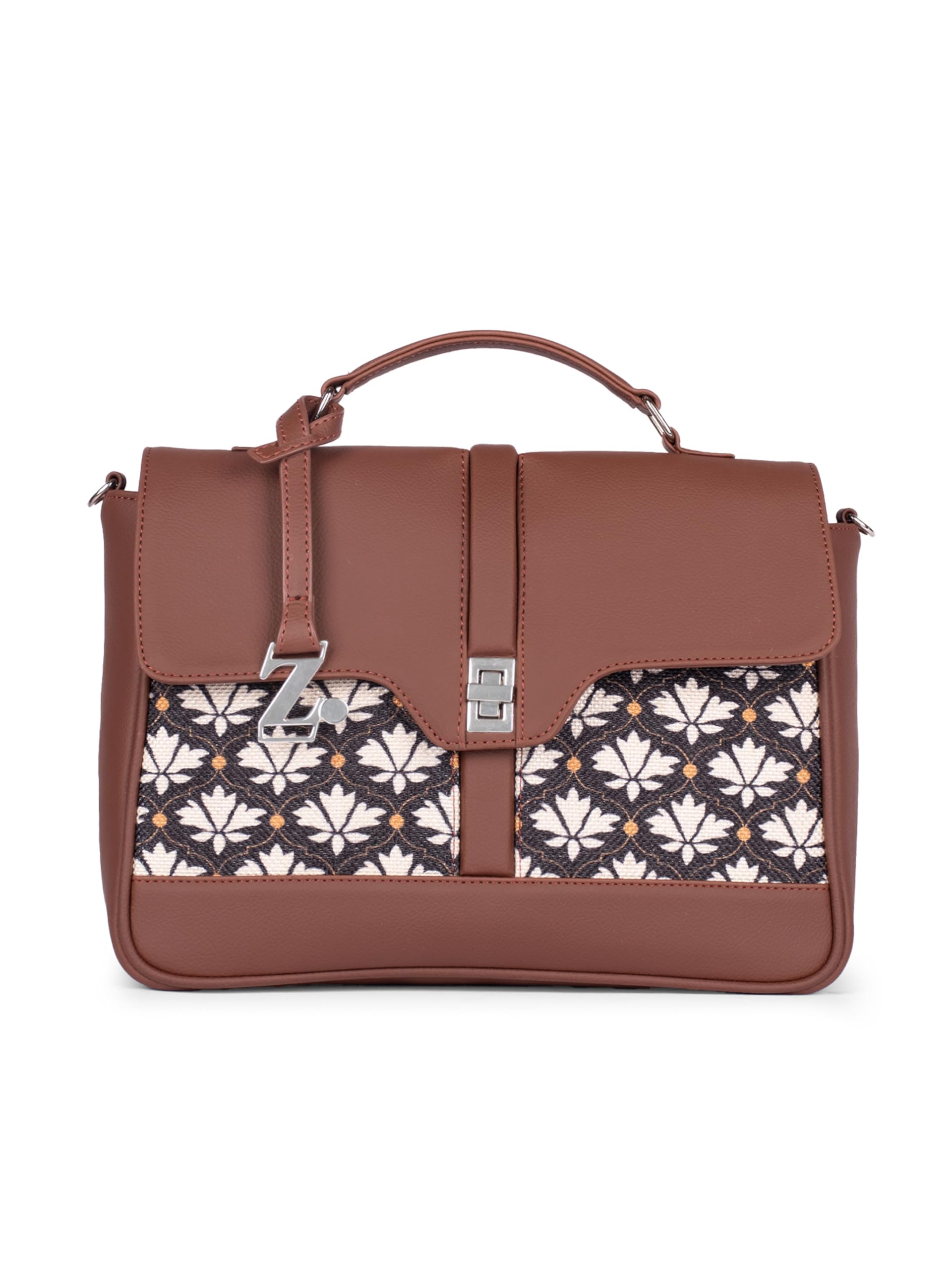 zouk | Women's Vegan Leather | Stylish Handbag with Adjustable Strap, Top Handle |-picture-12