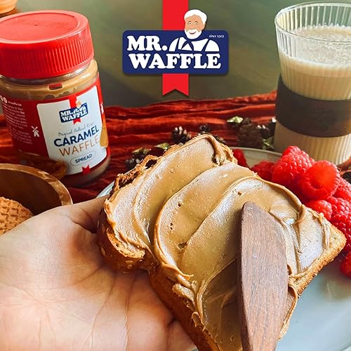 Miniatura 3 de Mr. Waffle - Crema de caramelo belga para desayuno, postres y repostería dulce, 13 onzas