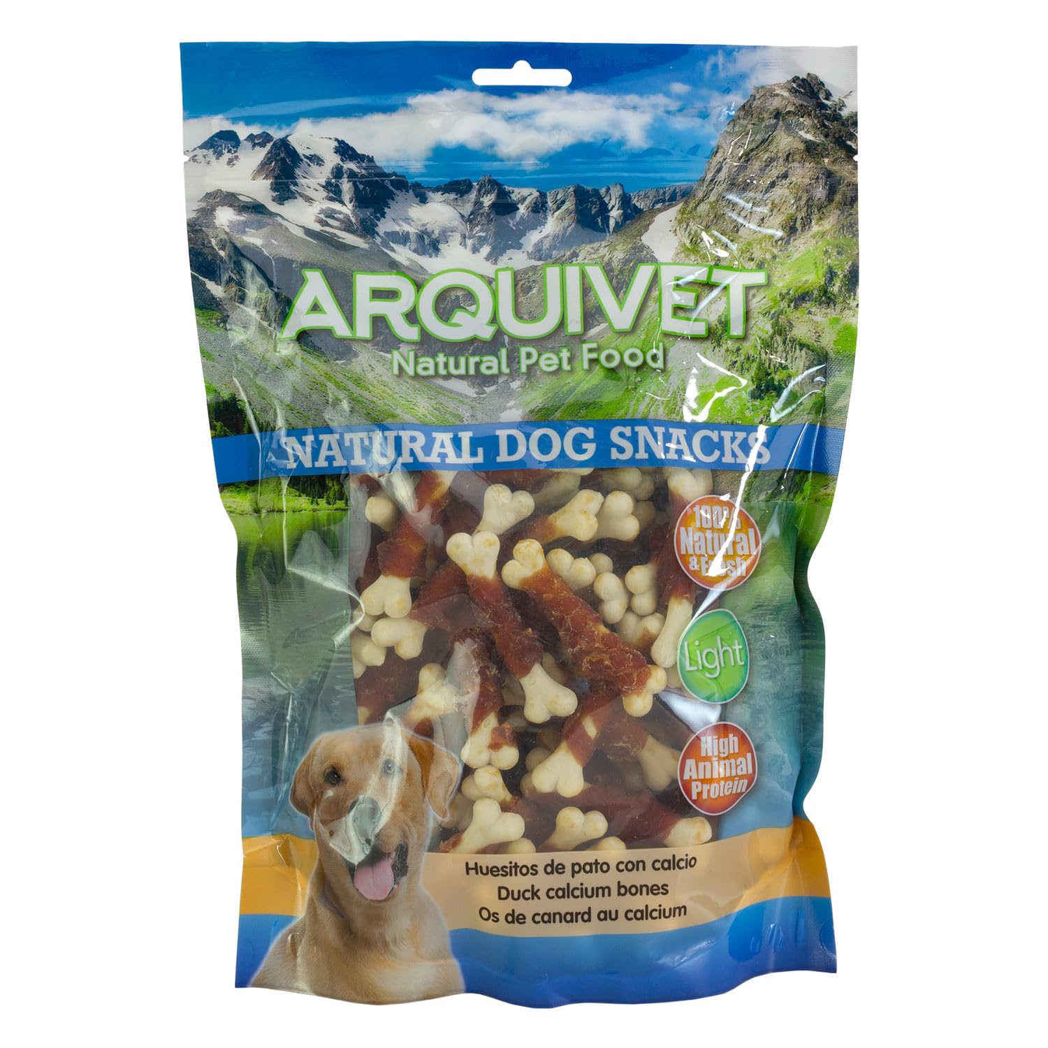 Arquivet- Huesitos de Pato con Calcio 1kg - Snacks Naturales