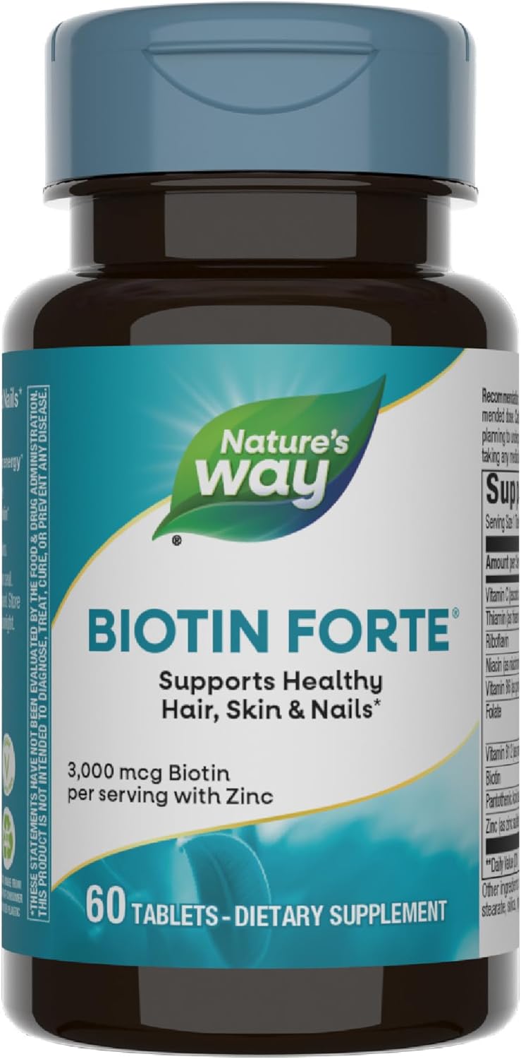 Nature’s Way Biotin Forte, Supports...